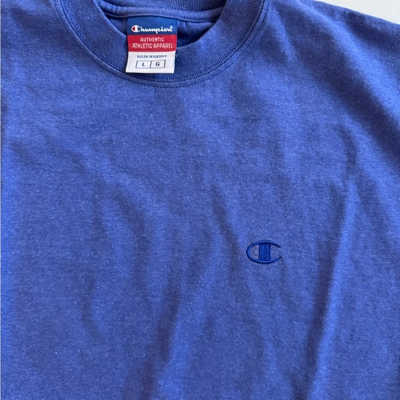 Men's Blue champion T-Shirt - Picture 2 of 3